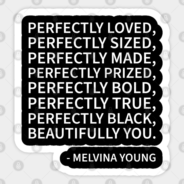 Beautifully You Sticker by UrbanLifeApparel